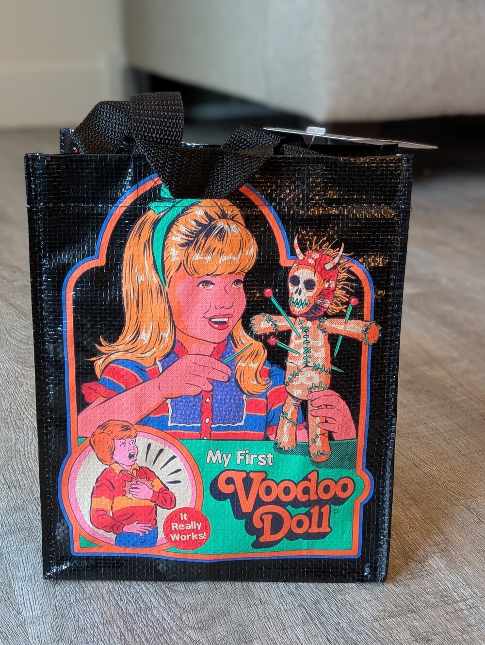 Steven Rhodes My First Voodoo Doll 8x10 Mini Tote NWT
